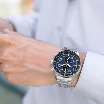 Citizen Fashion Men Stainless Steel Watch Luxury Calendar Quartz Wrist Watch Business Watches for Man Clock Montre Homme