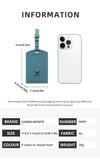 Fashionable new PU luggage tag, boarding pass for overseas travel, luggage tag, anti-loss name card, luggage tag