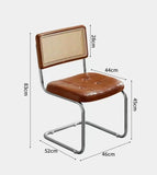 Mid-Century Modern Dining Chairs with Metal Frame, Multiple Styles Leisure chair for Kitchen, Living Room, Office , Muebles