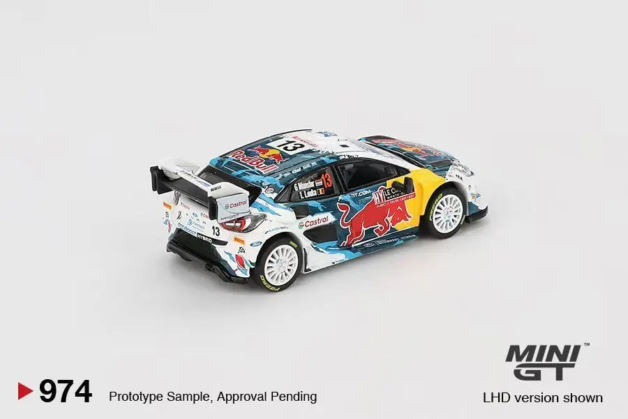 Preventa MINIGT 974 1:64 Ford Puma Rally M Sport WRT 2024 Modelo de fundición a presión Juguetes de colección