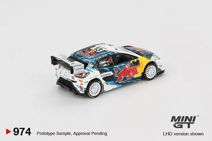 Preventa MINIGT 974 1:64 Ford Puma Rally M Sport WRT 2024 Modelo de fundición a presión Juguetes de colección