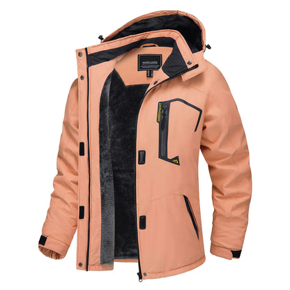 TACVASEN Chaqueta de esquí y snowboard de invierno para mujer, forro polar térmico, impermeable, informal, para trabajo, lluvia, cortavientos, parka