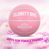 Women's Basketball Size 5, 6, 7 Pink Official Competition Children's Basketball Indoor Outdoor Standard Ball PU Non-slip Wear-resistant