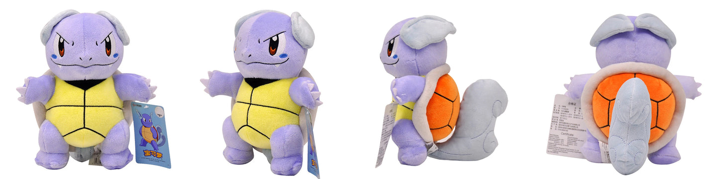 Peluche de Pokémon de alta calidad con etiqueta, dibujo animado de Pikachu, Charmander, Squirtle, Bulbasaur, muñeco de peluche, regalo para niños.