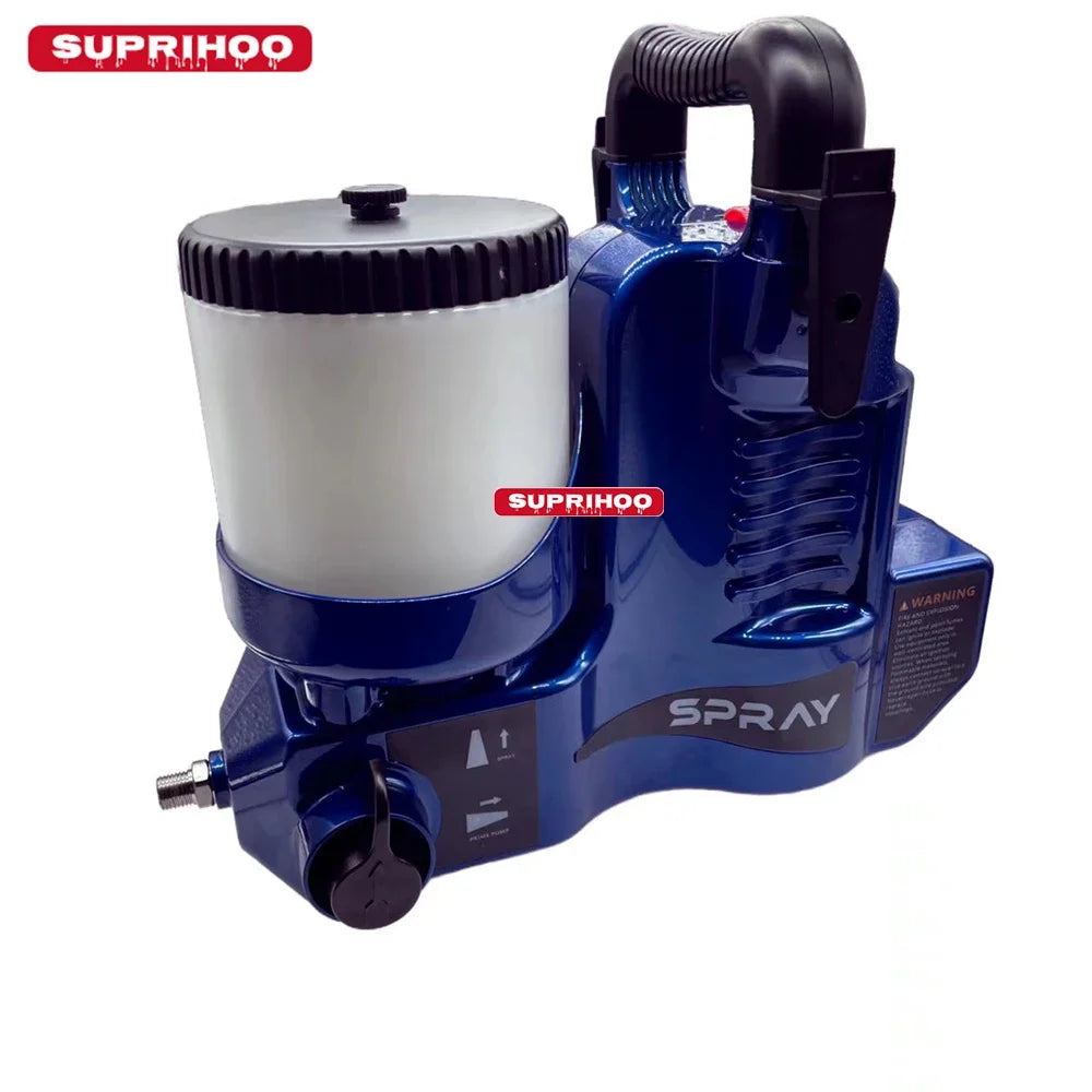 SUPRIHOO-Airless Pulverizador com Bateria De Lítio, Ajustável, Conveniente Látex Pintura Pulverização, Pintura Rastreamento, 6 Velocidade