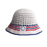 31BB Patterned Breathable Fisherman Hat Fabric Warm Season Shore Headwear Korean Fashion Lightweight Outdoor Sun Protection