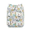 Pañal de tela reutilizable ALVABABY para bebé, lavable, de 3 a 15 kg, con 1 inserto de microfibra.