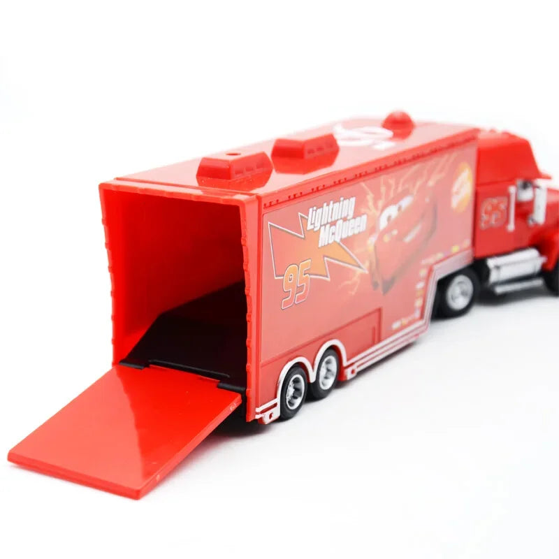 Disney Pixar Cars Toys Racing Lightning McQueen Jackson Storm Mater Sheriff 1:55 Diecast Model Car Toy Children Birthday Gift