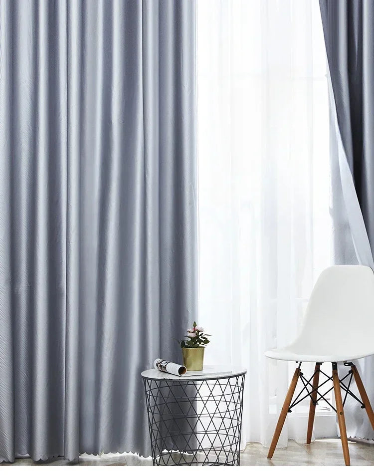 Easy Install Sunscreen Protection Thermal Insulation Curtain with Hook Silver Coated Fabric Shade Cloth Home Office Decoration
