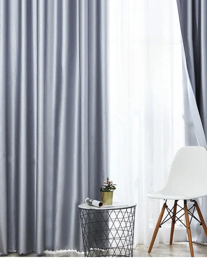Easy Install Sunscreen Protection Thermal Insulation Curtain with Hook Silver Coated Fabric Shade Cloth Home Office Decoration
