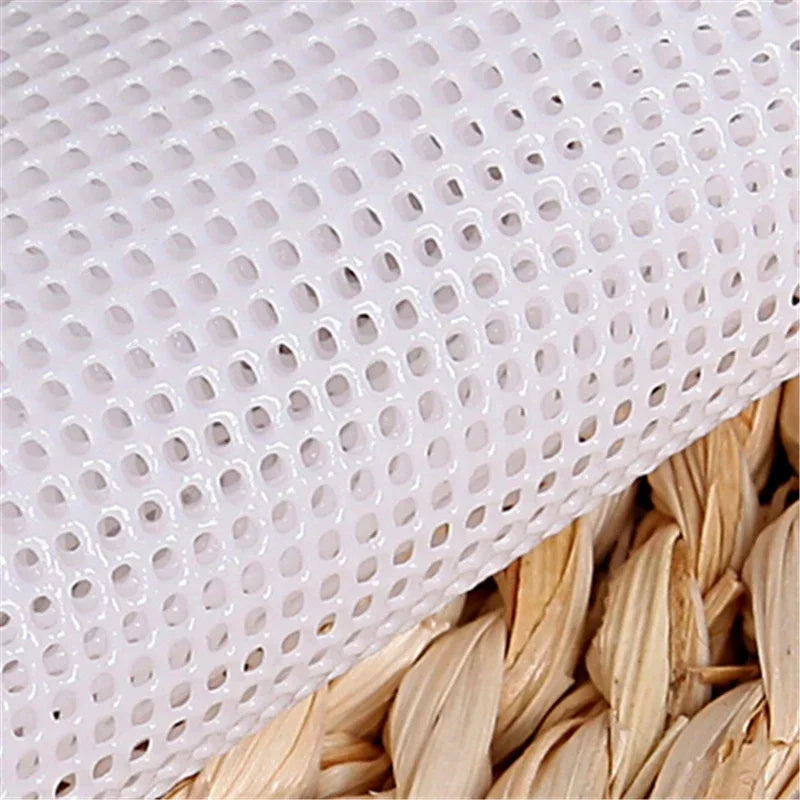 Esterilla de bambú antiadherente de silicona blanca para hornear, ideal para dim sum, restaurantes, cocinas, utensilios de cocina reutilizables.