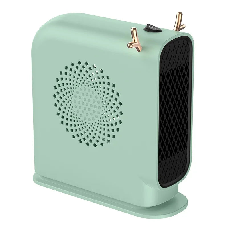Mini calentador eléctrico portátil de calentamiento rápido, ahorro de energía, dispositivo de calentamiento portátil, ideal para uso doméstico y calefacción de dormitorios.