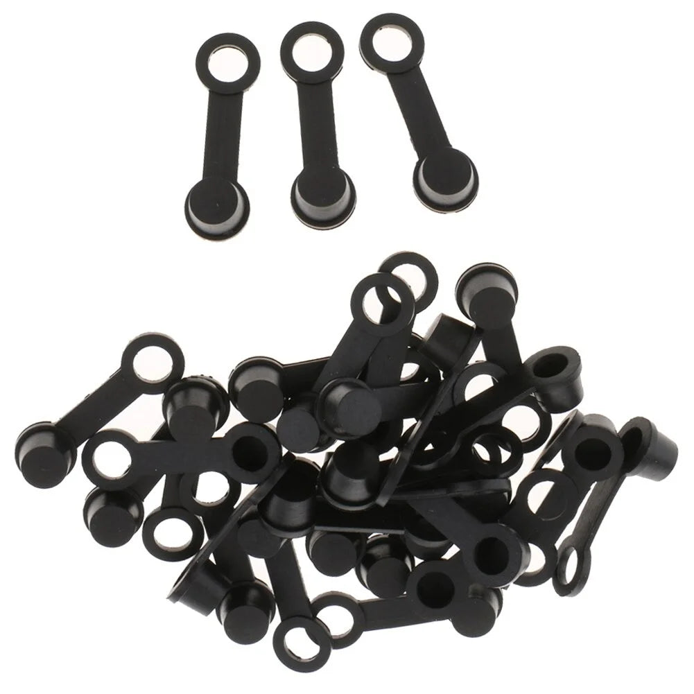 Tapón de purga de frenos, tapa de engrasador, cubierta de goma, accesorio negro para motocicleta y coche (20 unidades, 3040 unidades) 