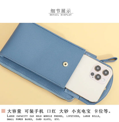 Long Women's Wallet Female Purses Tassel Coin Purse Card Holder Wallets Double Zipper Pu Leather Clutch Luxury Money Phone Bag