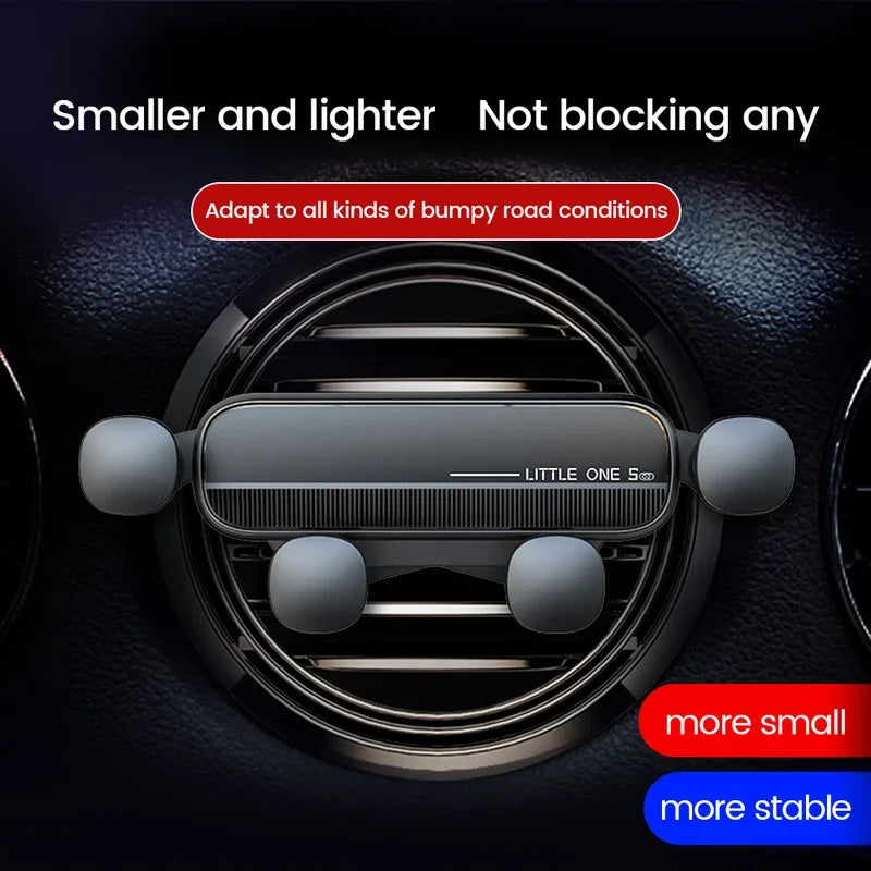 Gravity car phone holder air vent mount cell phone holder in car mobile support for iPhone 13 12 Xiaomi universal GPs stand
