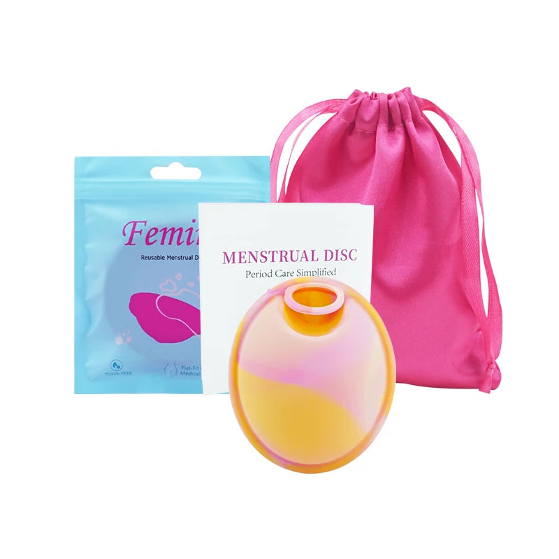 Silicone Menstrual Disc Cup Period Menstrual Collector Menstruation Menstrual Disk Women Health Care Feminine Hygiene Extra-Thin