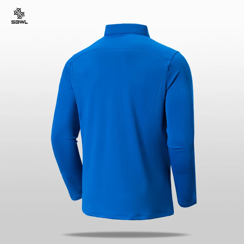 Camiseta SBWL de manga larga para hombre, de alta calidad, para ciclismo, senderismo, deportes al aire libre, ocio, velocidad, secado rápido, running, fitness, ropa deportiva, Tops