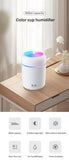 300ml Aromatherapy Diffuser Humidifier Air Purifier Car Home Use Seven-color Light Aromatherapy Essential Oil
