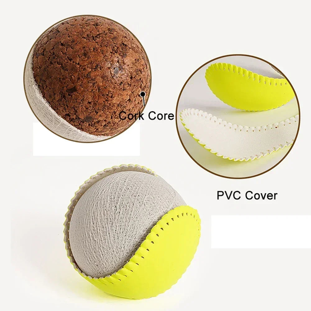 12-Inch Softball Training Ball Official Size Weight Sports Practice Unmarked Training Ball Durable High Quality