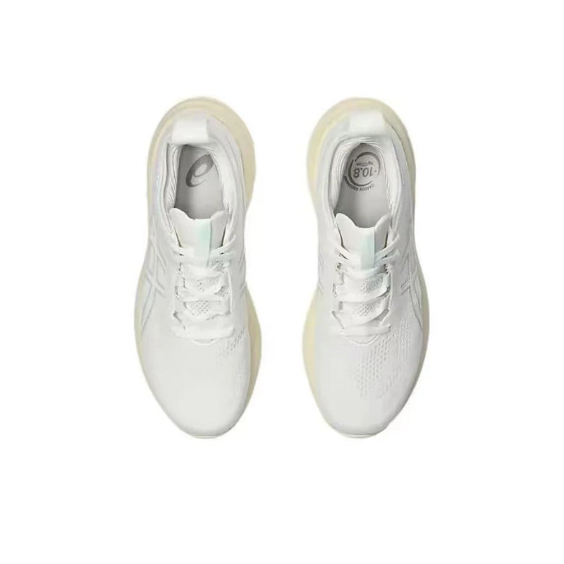 Zapatillas de running Asics Nimbus 26 originales para hombre, amortiguación, estabilidad, deportivas Asics unisex, color blanco