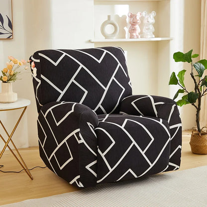 Elastic Recliner Sofa Cover Printed Slipcover Chair Sofa Protector Relax Armchair Stretch Couch Covers For Living Room