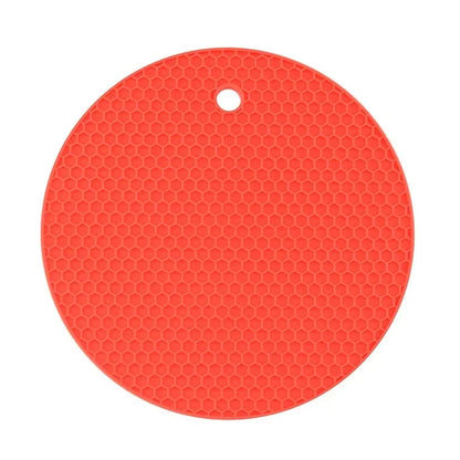 18/14cm Round Heat Resistant Silicone Mat Drink Cup Coasters Non-slip Pot Holder Table Placemat Kitchen Accessories Onderzetters