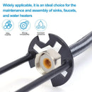 5-in-1 Sink Wrench Multifunctional Carbon Steel Faucet Key Plumbing Pipe Wrench Bathroom Kitchen Sink Repair Set Hardware Tools