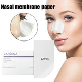 120pcs Blackhead Removal Papers Plant Pore Strips Nose Acne Cleansing Black Dots Peel Off Mud Mask Treatments Skin Care
