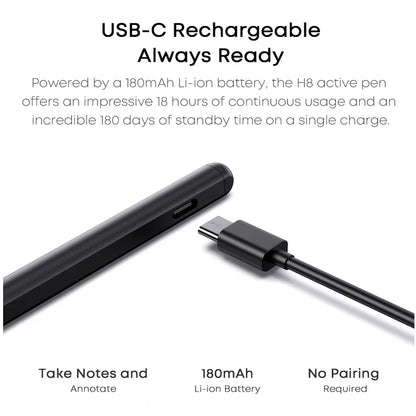 CHUWI H8 Stylus Pen for Touch Screens, Universal Active Stylus Pen for Hipad XPro, Hipad Max, UBook X, FreeBook, MiniBook X, iOS