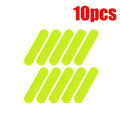 10-100Pcs Motorcycle Helmet Warning Reflective Stickers Night Safety Driving Decorative Strips Sticker Bicycle Moto Car Decals