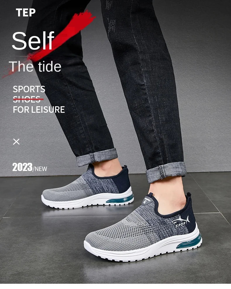 Men's summer shoes 2025 new lazy shoes breathable mesh casual sports shoes man comfortable cheap shoes clearance free shipping