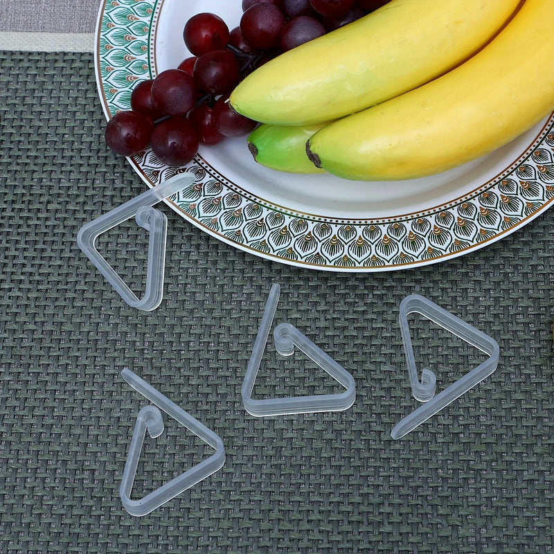 6pcs/12pcs Clear Tablecloth Clips, Picnic Table Cloth Clip, Windproof Table Cover Holder Clamps For Home, Kitchen, Restaurant
