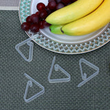 6pcs/12pcs Clear Tablecloth Clips, Picnic Table Cloth Clip, Windproof Table Cover Holder Clamps For Home, Kitchen, Restaurant