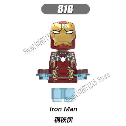 Marvel Avengers Superhero Building Blocks Iron Man  Doctor Strange Hulk Thanos Spider-Man Venom Hawkeye Bricks Toys
