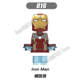 Marvel Avengers Superhero Building Blocks Iron Man Doctor Strange Hulk Thanos Spider-Man Venom Hawkeye Bricks Toys