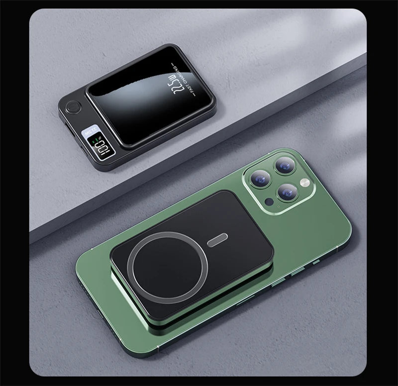 PD22.5W Fast Charging Power Bank 20000mAh 15W Magsafe Wireless Charger for iPhone 15 14 13 12 11 Samsung Huawei Xiaomi Powerbank