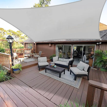 Outdoor Awnings Waterproof Sun Shade Sail Garden Canopi For Terrace Car Canvas Awning Rectangle Pool Sun-Shelter Sunshade Sail