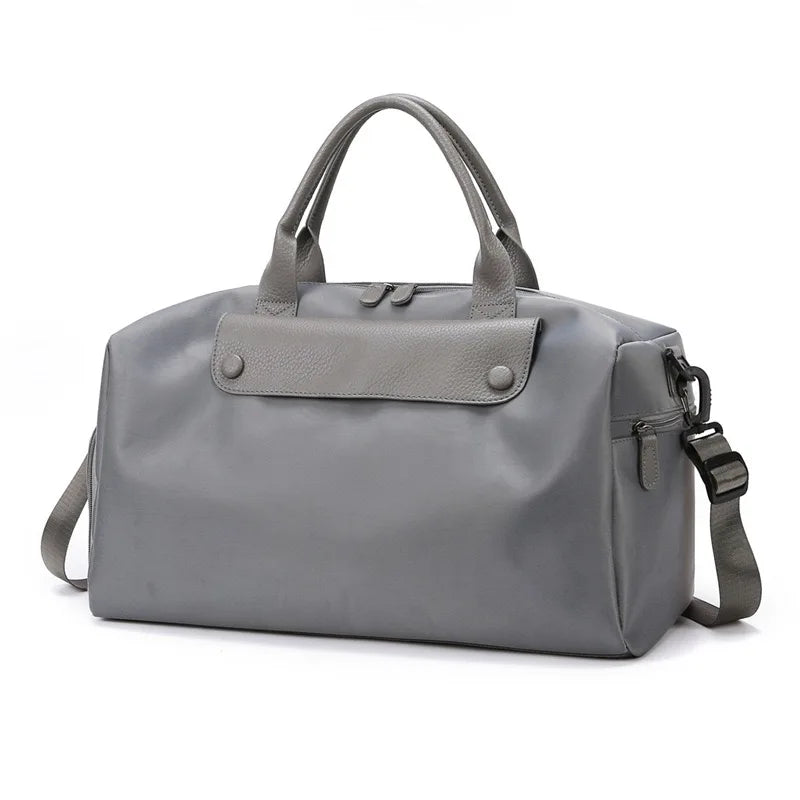 Customizable Name Crossbody Sports and Fitness Bag Oxford Cloth Women's Bag Luggage Bag Lightweight Short Distance Travel Bag
