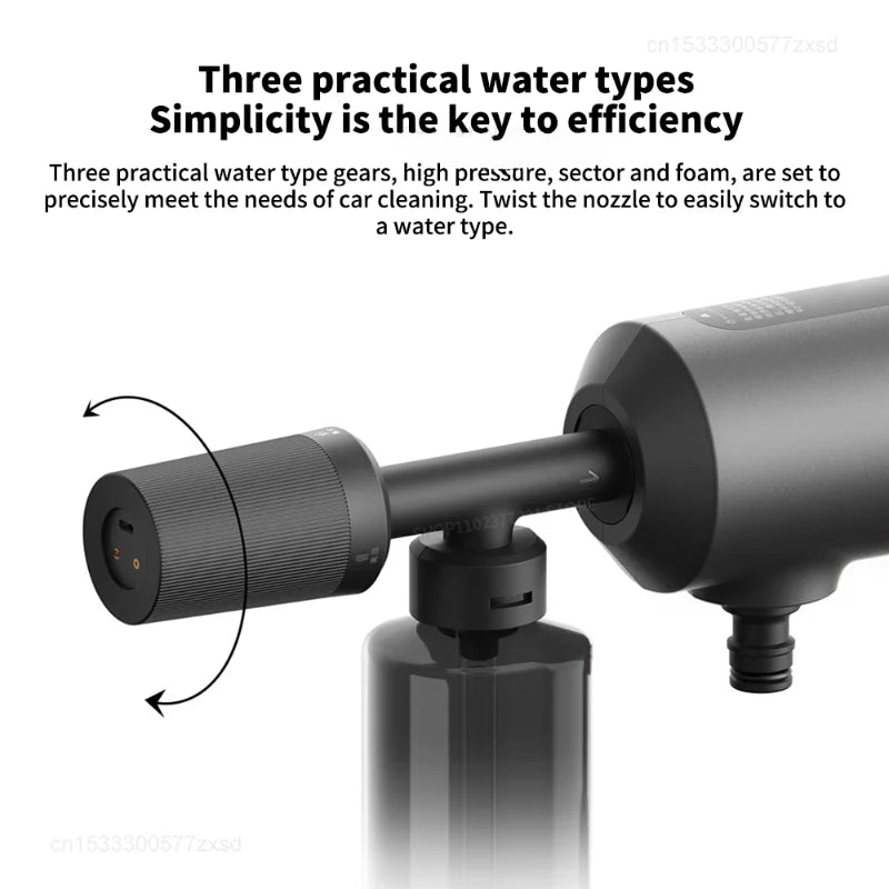 Xiaomi Mijia Wireless Car Washer 2 160L/h Large Water Volum Efficient Flushing Auto High Pressure Car Wash Gun Washer for Home