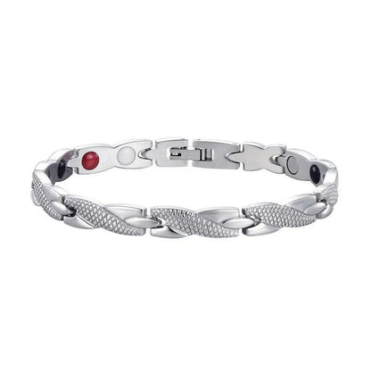 Pulsera magnética de terapia con diseño de dragón para mujer y hombre.