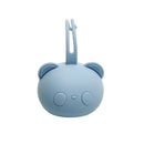 Estuche de silicona para chupete de bebé, diseño de oso, a prueba de polvo, organizador para bebés. 