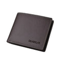 New Pu Leather Men Short Wallet Thin Style Folding Young Men Credit Card Holder Wallet Men Multi-slot Newly Designed Purses