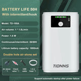 Aquarium Fish Tank Oxygen Pump Charging Dual-Purpose Air Pump Usb Lithium Battery Household Portable Fishing Mute 6000mA Outdoor