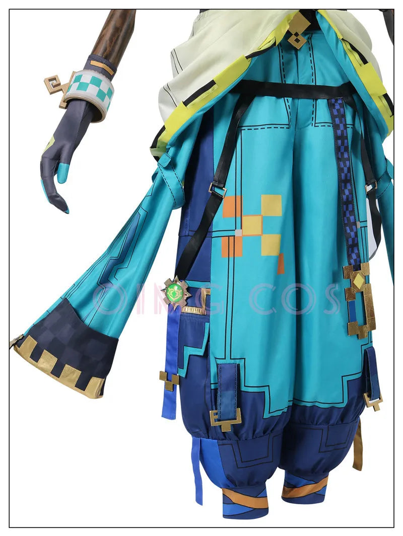 Genshin Impact Kinich Cosplay Costume Adult Carnival Uniform  Anime Halloween Party Costumes Masquerade Women Game