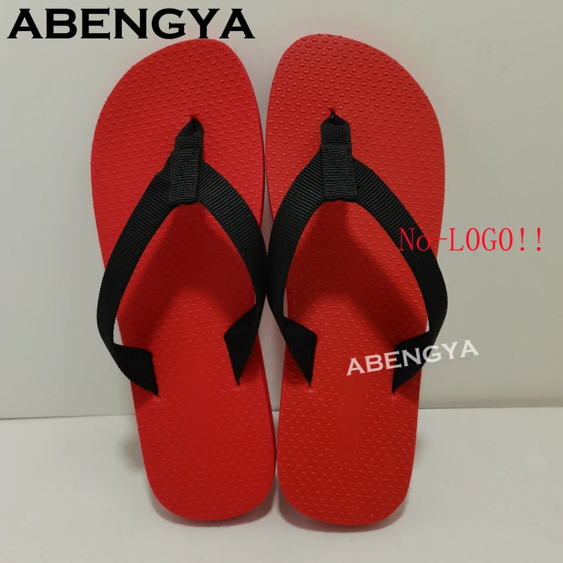 2025 Summer Hot Red Sole Flip Flops Flat Slippers For Women&Men Thick Sole Lazy Mules Casual Vacation Beach Slides Couple Shoes