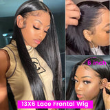 HD Lace Front Human Hair Wigs Straight 13x4 13x6 Transparent Lace Frontal Human Hair Wigs Pre-Plucked HD Lace Wigs For Women