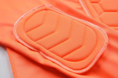Men Kid 2024 Soccer Goalkeeper Uniform Protective Sponge Long Sleeve Football Training Goalkeeper Top Soccer Jersey Pants Custom