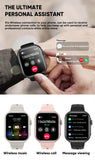 2025 New For Xiaomi Smart Watch Men Women 1.85-Inch HD AMOLED Full Touch Screen IP68 Waterproof Bluetooth Call SmartWatch Man