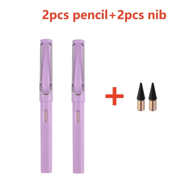 Unlimited Writing Pencil Infinity Pencils Eternity No Sharpening without Ink Kawaii Unlimited Pen Art Supplies School Stationery