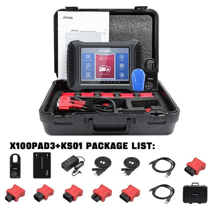 XTOOL X100 PAD3 Elite lMMO Key Programmer All Key Lost Car Diagnostic Tools Automotive Scanner With KC100 Key Fob Programming